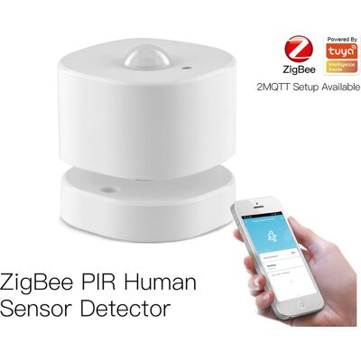 LEDLUX Zigbee Sensore Di Movimento Pir Motion Sensor Rilevatore Infrarossi App Tuya Con Base Snodabile Angolo Largo LEDLUX Zigbee Sensore Di Movimento Pir Motion Sensor Rilevatore Infrarossi App Tuya Con Base Snodabile Angolo Largo