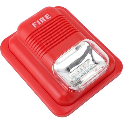 VISTRECK Allarme Antincendio Acustico E Visivo A 12v/24v Con Sirena Di Avvertimento A Led Ultra Potente Integrata, Per Edifici Residenziali. VISTRECK Allarme Antincendio Acustico E Visivo A 12v/24v Con Sirena Di Avvertimento A Led Ultra Potente Integrata, Per Edifici Residenziali.