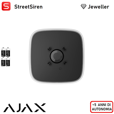 AJAX 133227 - Superior - Superior Streetsiren Doubledeck Jeweller (8eu) - Sirena Wireless Da Esterni Con Il Pannello Frontale Sostituibile (edizione Superior) - Colore Black - Sicurezza Professionale AJAX 133227 - Superior - Superior Streetsiren Doubledeck Jeweller (8eu) - Sirena Wireless Da Esterni Con Il Pannello Frontale Sostituibile (edizione Superior) - Colore Black - Sicurezza Professionale