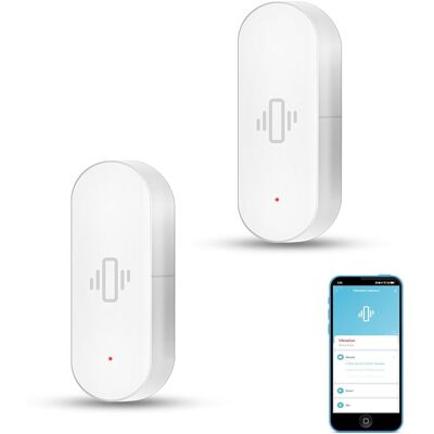 OEM Sensore Di Vibrazione Intelligente: Rilevatore Di Rottura Vetri Wireless, Sensore Con Porta Wifi E Allarmi Tramite App, Sensibilità Regolabile, Sensore Di Sicurezza Per Sistema Di Allarme - Confezione OEM Sensore Di Vibrazione Intelligente: Rilevatore Di Rottura Vetri Wireless, Sensore Con Porta Wifi E Allarmi Tramite App, Sensibilità Regolabile, Sensore Di Sicurezza Per Sistema Di Allarme - Confezione