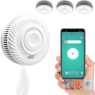OEM Allarme Antincendio, Rilevatore Di Fumo, Durata Della Batteria 10 Anni, Notifica Remota, Compatibile Con Smart Life, Condivisione Per 6 Persone, Alimentazione A Batteria, Trasmissione Senza Contatto - OEM Allarme Antincendio, Rilevatore Di Fumo, Durata Della Batteria 10 Anni, Notifica Remota, Compatibile Con Smart Life, Condivisione Per 6 Persone, Alimentazione A Batteria, Trasmissione Senza Contatto -