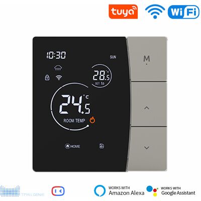 OEM Termostato Wifi Intelligente - Programmabile Con Telecomando Tramite App, Blocco Bambini, Controllo Vocale, Display Led, Grigio - M6 (sistema Di Pompaggio/caldaia Ad Acqua/gas, 3 A) OEM Termostato Wifi Intelligente - Programmabile Con Telecomando Tramite App, Blocco Bambini, Controllo Vocale, Display Led, Grigio - M6 (sistema Di Pompaggio/caldaia Ad Acqua/gas, 3 A)