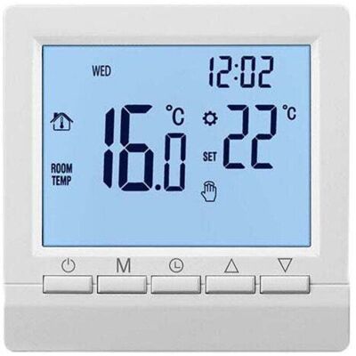 OEM Termostato A Parete Intelligente Con Schermo Lcd Per Xu, Riscaldamento A Pavimento - Retroilluminazione Blu - Retroilluminazione Bianca --crezuo OEM Termostato A Parete Intelligente Con Schermo Lcd Per Xu, Riscaldamento A Pavimento - Retroilluminazione Blu - Retroilluminazione Bianca --crezuo