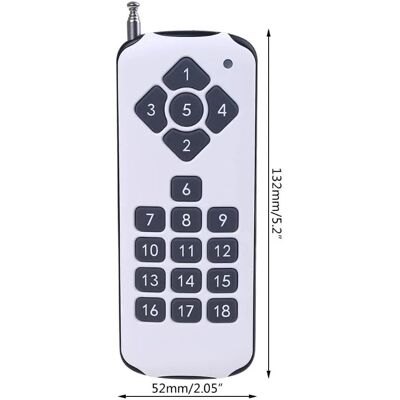 OEM Accessori Per Multiutensili - Telecomando Rf A 18 Canali Da 433 Mhz, Trasmettitore Wireless Ad Alta Potenza Per Attivazione Allarme - Bianco - Altro OEM Accessori Per Multiutensili - Telecomando Rf A 18 Canali Da 433 Mhz, Trasmettitore Wireless Ad Alta Potenza Per Attivazione Allarme - Bianco - Altro