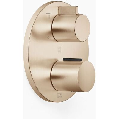 Dornbracht Thermostat Encastré Avec Réglage De Débit À Trois Dornbracht Thermostat Encastré Avec Réglage De Débit À Trois
