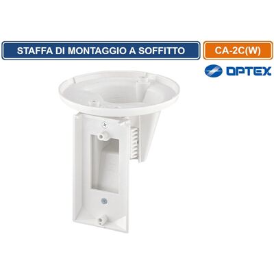 Optex Ca-2c(w) Staffa Di Montaggio A Soffitto Multi Angolare Compatibile Con La Serie Qxi Optex Ca-2c(w) Staffa Di Montaggio A Soffitto Multi Angolare Compatibile Con La Serie Qxi
