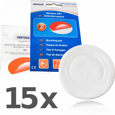 NEMAXX ® Pad Di Fissaggio Per Rilevatore Di Fumo Ø 80 Mm – Adesivo Originale 3m High-tack – Montaggio Senza Foratura/attrezzi – Soffitto/parete – Per Rilevatori Di Fumo,incendio,co E Termici – 15 Pezzi NEMAXX ® Pad Di Fissaggio Per Rilevatore Di Fumo Ø 80 Mm – Adesivo Originale 3m High-tack – Montaggio Senza Foratura/attrezzi – Soffitto/parete – Per Rilevatori Di Fumo,incendio,co E Termici – 15 Pezzi