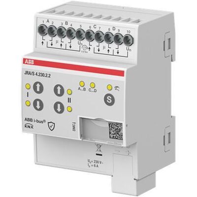 ABB JRA/S4.230.2.2 Attuatore per tapparelle - Manuale, 4 canali ABB JRA/S4.230.2.2 Attuatore per tapparelle - Manuale, 4 canali