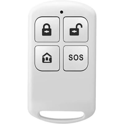 TUYA Telecomando Rf433 Wireless 4 Tasti Per Sistemi Di Allarme Antifurto Con Sos TUYA Telecomando Rf433 Wireless 4 Tasti Per Sistemi Di Allarme Antifurto Con Sos