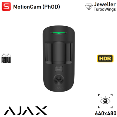 AJAX 133215 - Superior - Superior Motioncam (phod) Jeweller (8eu) - Rilevatore Di Movimento Ir Wireless. Supporta Le Funzioni Foto Per Allarme, Foto Su Richiesta E Foto Su Scenario (edizione Superior) - Co AJAX 133215 - Superior - Superior Motioncam (phod) Jeweller (8eu) - Rilevatore Di Movimento Ir Wireless. Supporta Le Funzioni Foto Per Allarme, Foto Su Richiesta E Foto Su Scenario (edizione Superior) - Co