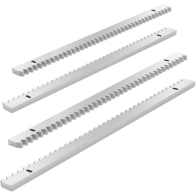 WOLKETON 4x Metri Aggiuntivi Di Cremagliera Per Cancello Scorrevole 50cm Cremagliera Operatore Ferro 2 Metri Di Lunghezza Set 10mm Universale WOLKETON 4x Metri Aggiuntivi Di Cremagliera Per Cancello Scorrevole 50cm Cremagliera Operatore Ferro 2 Metri Di Lunghezza Set 10mm Universale
