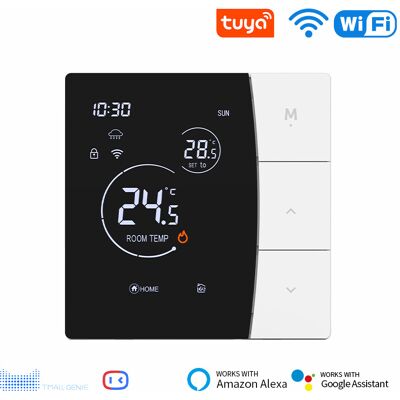 OEM Termostato Wifi Intelligente - Programmabile Con Telecomando Tramite App, Blocco Bambini, Controllo Vocale, Display Led, Bianco - M6 (caldaia Ad Acqua/gas/sistema Di Pompaggio, 3a) OEM Termostato Wifi Intelligente - Programmabile Con Telecomando Tramite App, Blocco Bambini, Controllo Vocale, Display Led, Bianco - M6 (caldaia Ad Acqua/gas/sistema Di Pompaggio, 3a)