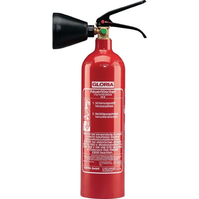 Estintore CO2 Gloria KS2SBS - 2kg, Classe B Estintore CO2 Gloria KS2SBS - 2kg, Classe B