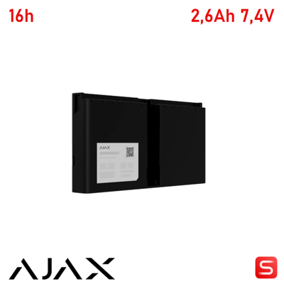 AJAX 149036 - Superior - Superior Internal Battery (16h) - Colore Black - Sicurezza Professionale AJAX 149036 - Superior - Superior Internal Battery (16h) - Colore Black - Sicurezza Professionale