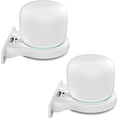 SANS MARQUE Set Di 2 Supporti Da Parete, Compatibili Con Google Wifi, Google Wifi, Accessori Per Altoparlanti Google Wifi (google Wifi, Bianco, Dd96) SANS MARQUE Set Di 2 Supporti Da Parete, Compatibili Con Google Wifi, Google Wifi, Accessori Per Altoparlanti Google Wifi (google Wifi, Bianco, Dd96)
