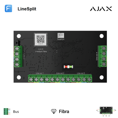 AJAX 143609 - Superior - Superior Linesplit Fibra - Linesplit Fibra Asp - Sicurezza Professionale AJAX 143609 - Superior - Superior Linesplit Fibra - Linesplit Fibra Asp - Sicurezza Professionale