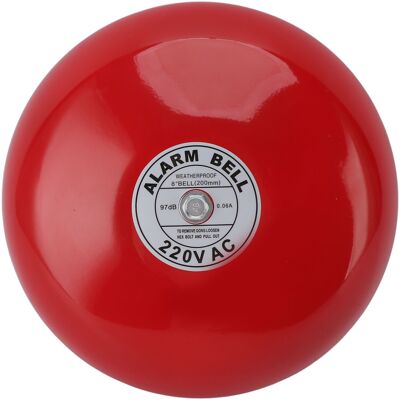 VISTRECK Campanello Di Allarme Antincendio Ad Alta Sensibilità, Suono Ultra Potente, Rotondo, Elettrico, Per Scuole E Fabbriche, 220 V Ca. VISTRECK Campanello Di Allarme Antincendio Ad Alta Sensibilità, Suono Ultra Potente, Rotondo, Elettrico, Per Scuole E Fabbriche, 220 V Ca.