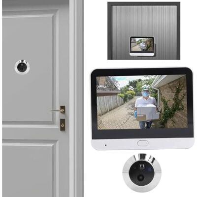 OEM Videocitofono Digitale Con Telecamera Spia, Wi-fi, Visione Notturna E Rilevamento Di Movimento, Schermo Lcd Ips Da 4,3 Pollici, Telecamera Digitale Per Porta, Telecamera Spia Per Porta D'Ingresso OEM Videocitofono Digitale Con Telecamera Spia, Wi-fi, Visione Notturna E Rilevamento Di Movimento, Schermo Lcd Ips Da 4,3 Pollici, Telecamera Digitale Per Porta, Telecamera Spia Per Porta D'Ingresso