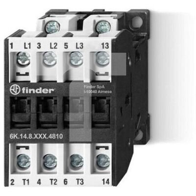 Finder Contattore Di Potenza 6k.14.8.024.4810 10a 400v Ac3 Finder Contattore Di Potenza 6k.14.8.024.4810 10a 400v Ac3
