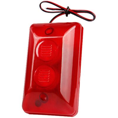 DPZO Sirena Di Allarme Stroboscopica Cablata Da 12 V, Suono, Luce Lampeggiante, Avviso Di Emergenza, Sistema Di Allarme Di Sicurezza DPZO Sirena Di Allarme Stroboscopica Cablata Da 12 V, Suono, Luce Lampeggiante, Avviso Di Emergenza, Sistema Di Allarme Di Sicurezza