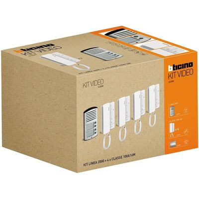 BTicino Kit Audio 2 Fili Linea 2000 Con 4 Chiamate Classe 100a16m 343080 BTicino Kit Audio 2 Fili Linea 2000 Con 4 Chiamate Classe 100a16m 343080