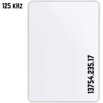 OEM Tessera Di Accesso Em-22 Rfid Unica 125 Khz OEM Tessera Di Accesso Em-22 Rfid Unica 125 Khz