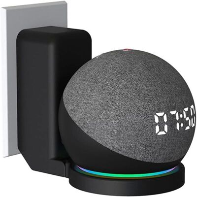 SANS MARQUE Supporto A Parete Per Echo Dot 4 / Echo Dot 5 Con Gestione Dei Cavi Integrata, Non Richiede Viti, Supporto Per Accessori Per Altoparlanti (amazon Echo Dot 4 / Echo Dot 5, Nero) SANS MARQUE Supporto A Parete Per Echo Dot 4 / Echo Dot 5 Con Gestione Dei Cavi Integrata, Non Richiede Viti, Supporto Per Accessori Per Altoparlanti (amazon Echo Dot 4 / Echo Dot 5, Nero)