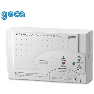 GECA Rivelatore Monossido Di Carbonio Beta 762 Co GECA Rivelatore Monossido Di Carbonio Beta 762 Co