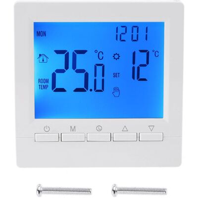 VISTRECK Termostato Digitale Programmabile 3a - Regolatore Di Temperatura Ambiente Lcd VISTRECK Termostato Digitale Programmabile 3a - Regolatore Di Temperatura Ambiente Lcd
