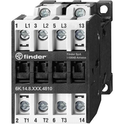 Finder 6K.14.8.230.4718 Relè industriale - 3 NO 1 NF 7,5kW 230V AC Finder 6K.14.8.230.4718 Relè industriale - 3 NO 1 NF 7,5kW 230V AC