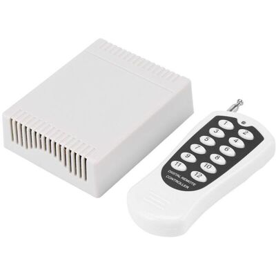 OEM Trasmettitore E Ricevitore Wireless Rf A 12 Canali Dc 12v, Controller Interruttore Remoto Wireless - Crezuo OEM Trasmettitore E Ricevitore Wireless Rf A 12 Canali Dc 12v, Controller Interruttore Remoto Wireless - Crezuo
