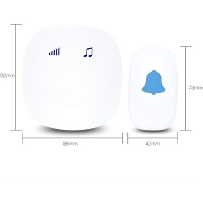 OEM Sonnette Tactile Sans Fil 35 Mélodies Volume Réglable 5 Niveaux Installazione Facile Haut-parleur Intégré-autres OEM Sonnette Tactile Sans Fil 35 Mélodies Volume Réglable 5 Niveaux Installazione Facile Haut-parleur Intégré-autres
