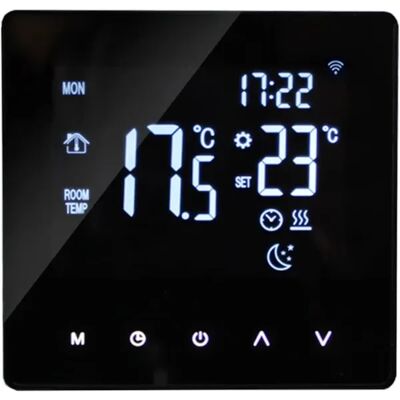 OEM Il Termostato Intelligente /ea/ È Adatto Agli Impianti Idraulici Ed È Dotato Di Display Lcd E Touchscreen, Che Consentono Il Controllo Programmato Settimanale Tramite Un'applicazione. OEM Il Termostato Intelligente /ea/ È Adatto Agli Impianti Idraulici Ed È Dotato Di Display Lcd E Touchscreen, Che Consentono Il Controllo Programmato Settimanale Tramite Un'applicazione.
