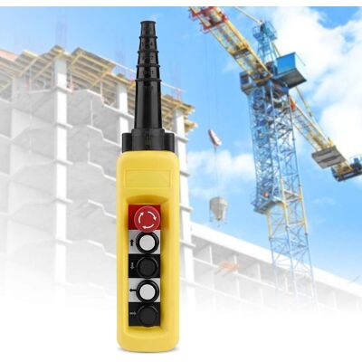 OEM Gru A Catena Paranco Interruttore A Pulsante Paranco Controller Sospeso 4 Pulsanti Plastica Abs OEM Gru A Catena Paranco Interruttore A Pulsante Paranco Controller Sospeso 4 Pulsanti Plastica Abs