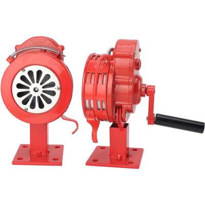 OEM Sirena A Manovella In Lega Di Alluminio Da 110 Db, Allarme Potente, Antiaereo, Tornado, Sirena, Clacson, Allarme Di Emergenza, Rossa OEM Sirena A Manovella In Lega Di Alluminio Da 110 Db, Allarme Potente, Antiaereo, Tornado, Sirena, Clacson, Allarme Di Emergenza, Rossa