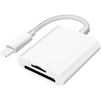SANS MARQUE Lettore Di Schede Sd/micro Sd Per Smartphone/tablet/fotocamere – Doppio Slot Per Schede Sd E Tf – Lettore Di Schede Di Memoria Portatile SANS MARQUE Lettore Di Schede Sd/micro Sd Per Smartphone/tablet/fotocamere – Doppio Slot Per Schede Sd E Tf – Lettore Di Schede Di Memoria Portatile