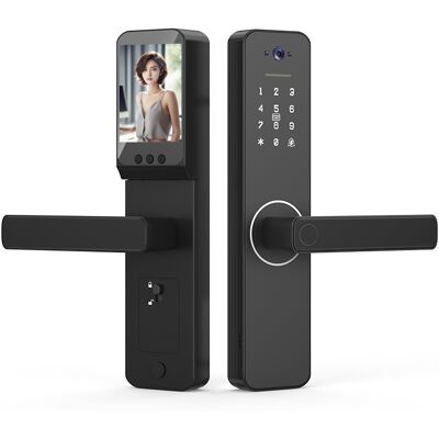 OEM Smart Lock Con Fotocamera Grandangolare Da 120° E Campanello Intelligente, Serratura Per Porta Con Ingresso Senza Chiave, Serratura Biometrica, Funzionamento Remoto Tramite App Wifi, 35-60 Mm OEM Smart Lock Con Fotocamera Grandangolare Da 120° E Campanello Intelligente, Serratura Per Porta Con Ingresso Senza Chiave, Serratura Biometrica, Funzionamento Remoto Tramite App Wifi, 35-60 Mm