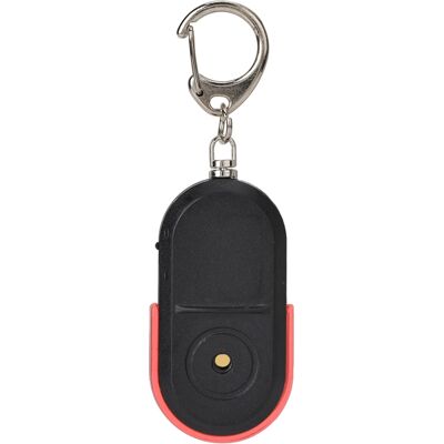 VISTRECK Allarme Antifurto Senza Fili, Localizzatore Di Chiavi, Fischietto, Suono, Luce Led Con Batteria Rossa. VISTRECK Allarme Antifurto Senza Fili, Localizzatore Di Chiavi, Fischietto, Suono, Luce Led Con Batteria Rossa.