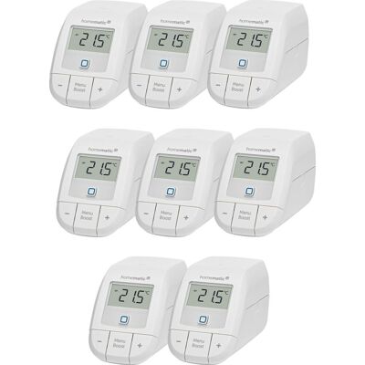 Set da 8 termostati radiatore HOMEMATIC IP - Termostato radiatore Set da 8 termostati radiatore HOMEMATIC IP - Termostato radiatore