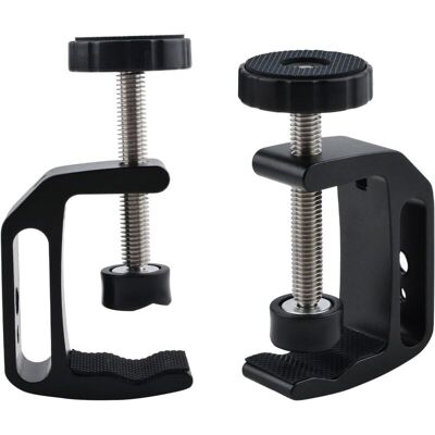 XISRENS Set Di 2 Fascette Universali In Lega Di Alluminio Con Foro Filettato Da 1/4" Per Fotocamere Da Tavolo. XISRENS Set Di 2 Fascette Universali In Lega Di Alluminio Con Foro Filettato Da 1/4" Per Fotocamere Da Tavolo.