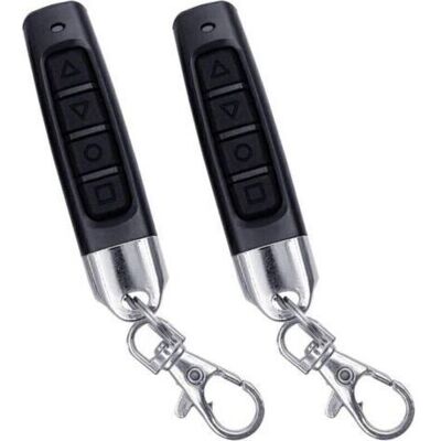 SCORPIO 2pcs Telecommande Universelle Portail, Codes Fixes Et Codes D'Apprentissage, Clonage Télécommande 433 Mhz, Adaptée Aux Portes De Garage, Télécommande Universelle Sans Fil Porte Clés Duplicateur SCORPIO 2pcs Telecommande Universelle Portail, Codes Fixes Et Codes D'Apprentissage, Clonage Télécommande 433 Mhz, Adaptée Aux Portes De Garage, Télécommande Universelle Sans Fil Porte Clés Duplicateur
