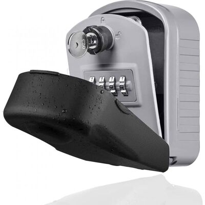 OEM 1 Cassetta Portachiavi Di Sicurezza Grande Per Esterni, Grigia, Con 4 Codici E Chiave Di Emergenza, Impermeabile E Antiruggine, Da Montare A Parete Per Scuole, Uffici E Fabbriche. OEM 1 Cassetta Portachiavi Di Sicurezza Grande Per Esterni, Grigia, Con 4 Codici E Chiave Di Emergenza, Impermeabile E Antiruggine, Da Montare A Parete Per Scuole, Uffici E Fabbriche.