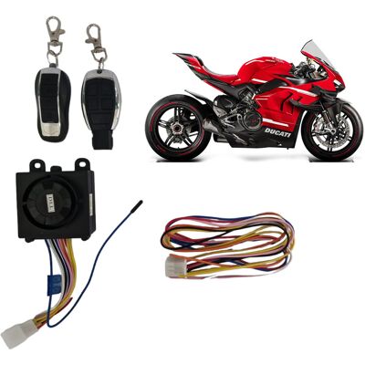 BES Sistema Di Allarme Antifurto Moto Kit 12v Sirena E Doppio Telecomando Sicurezza BES Sistema Di Allarme Antifurto Moto Kit 12v Sirena E Doppio Telecomando Sicurezza