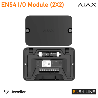 AJAX 124591 - Fire & Life Safety En54 - En54 I/o Module (2x2) - En54 I/o Module (2x2) - Colore Black - Fire & Life Safety En54 AJAX 124591 - Fire & Life Safety En54 - En54 I/o Module (2x2) - En54 I/o Module (2x2) - Colore Black - Fire & Life Safety En54
