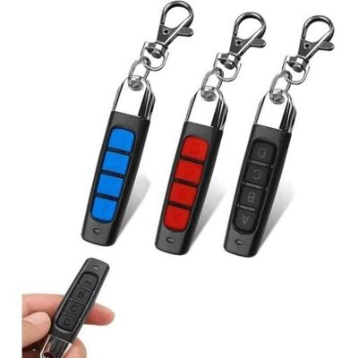Generic Accessoire De Portail - Universelle - 3pcs - 433 Mhz - Télécommande À Code Fixe - Facile À Copier Generic Accessoire De Portail - Universelle - 3pcs - 433 Mhz - Télécommande À Code Fixe - Facile À Copier