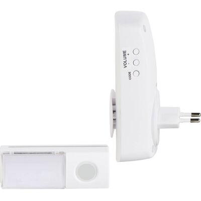 Kit Campanello Wireless Heidemann HX Ocean 230V - 8 Melodie, Resistente all'acqua, 150m Kit Campanello Wireless Heidemann HX Ocean 230V - 8 Melodie, Resistente all'acqua, 150m