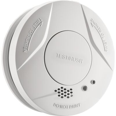 WILTEC Rilevatore Di Fumo Con Batteria Fissa Da 3 V, 10 Anni Senza Manutenzione, Allarme Antincendio Con Funzione Hush, Sensore Antifumo Fotoelettrico Affidabile Con Potenza Sonora Di 85 Db WILTEC Rilevatore Di Fumo Con Batteria Fissa Da 3 V, 10 Anni Senza Manutenzione, Allarme Antincendio Con Funzione Hush, Sensore Antifumo Fotoelettrico Affidabile Con Potenza Sonora Di 85 Db