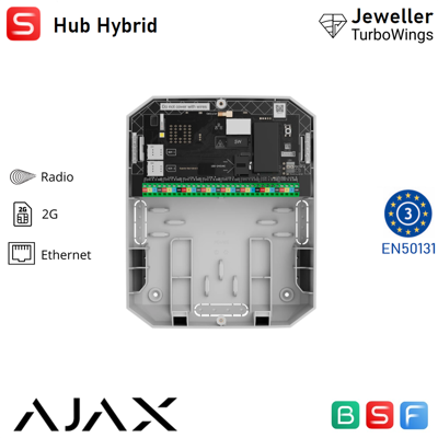 AJAX 143566 - Superior - Superior Hub Hybrid (2g) (8eu) - Unità Centrale Del Sistema Di Sicurezza Ibrido Con Supporto Di Foto-verifica Dell'allarme - Colore White - Sicurezza Professionale AJAX 143566 - Superior - Superior Hub Hybrid (2g) (8eu) - Unità Centrale Del Sistema Di Sicurezza Ibrido Con Supporto Di Foto-verifica Dell'allarme - Colore White - Sicurezza Professionale