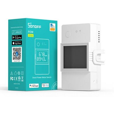 SONOFF Pow Elite Interruttore Intelligente Con Misuratore Di Potenza 16 Ampere - SONOFF Pow Elite Interruttore Intelligente Con Misuratore Di Potenza 16 Ampere -