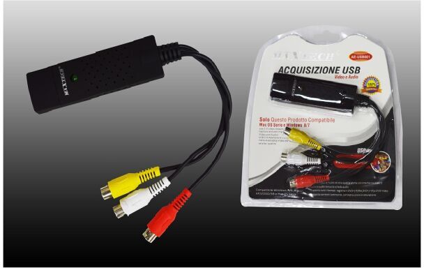 TRADE SHOP TRAESIO - Trade Shop - Acquisizione Video e Audio Usb Per Notebook Telecamere Al Pc Maxtech Ae-usb001